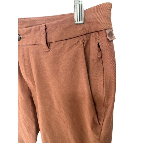 Lululemon Commission Pant Slim Tapered Fit In Reddish Pink Size 32 - Picture 6 of 13